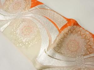 アンティーク　束ね熨斗に華紋模様織出し袋帯（材料）